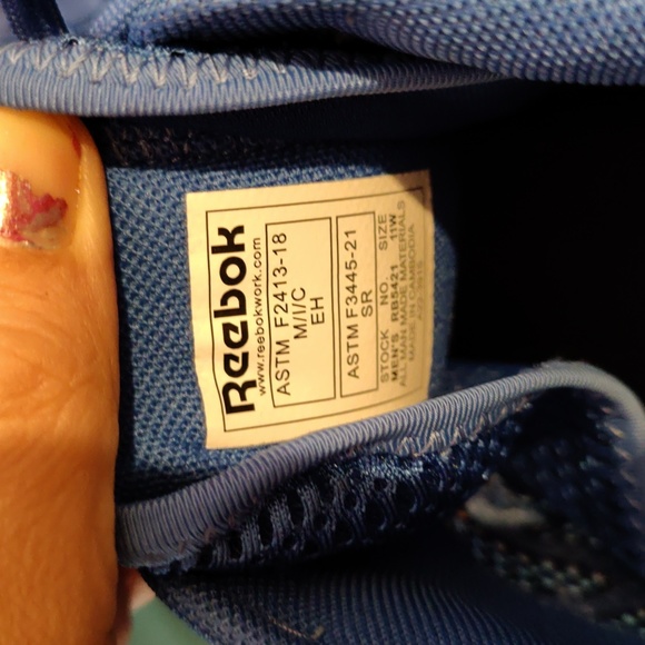 Men's Reebok composite toe work shoes size 11W - Picture 2 of 7